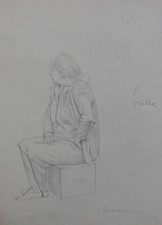 Disegno a matita vintage