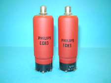 2x valvola ECH3 Philips nuovo  Tube lampe  Radio ricambio