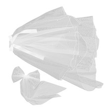  Velo da sposa bianco 2 pezzi