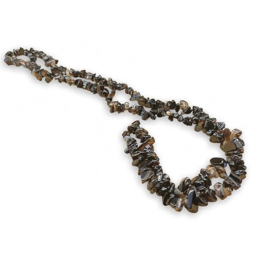 Collana chips pietre - , naturali