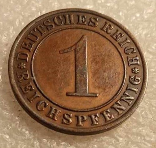 Moneta pfennig repubblica - 1,