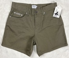 CALVIN KLEIN taglia 2 x 2" verde oliva EASY RIDER PANTALONCINI 100% cotone $42-