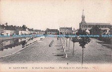 R709607 Saint Omer. The Quay of the High Bridge. LL. 10. Levy Fils et Cie. Paris