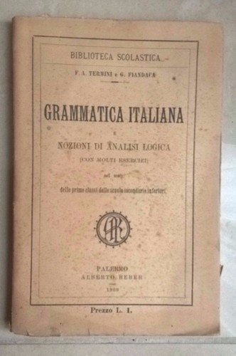Grammatica italiana nozioni - grammatica,