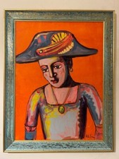 Dipinto olio tela - tela, di