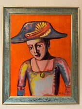 Dipinto olio su tela di Antonio Sciacca cm 80 X 60 + cornice originale