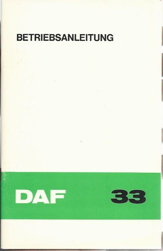 Daf manuale uso e - daf, 33