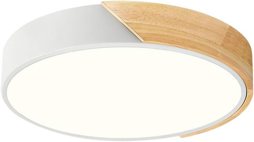 Plafoniera legno bianco - plafoniera,
