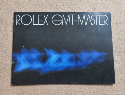Rolex vintage gmt booklet - rolex,