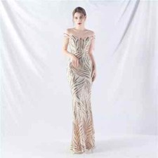 Vestito Abito Elegante Lungo