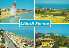 CARTOLINA LIDO DI FERMO (ASCOLI PICENO) VEDUTINE 1990 UNICA SU EBAY