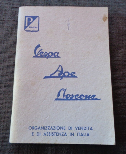 Documenti libretto piaggio - libretto,