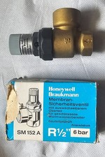 * Valvola di sicurezza a membrana Honeywell Braukmann SM 152 A, 6 bar, R1/2"