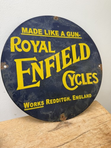 Royal enfield cycles enamel - royal, -enamel