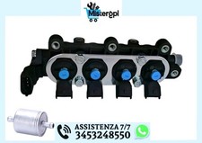 RAIL 4 INIETTORI LANDI RENZO TAPPO BLU GPL SPINA MTA FIAT ALFA LANCIA EURO5 MED