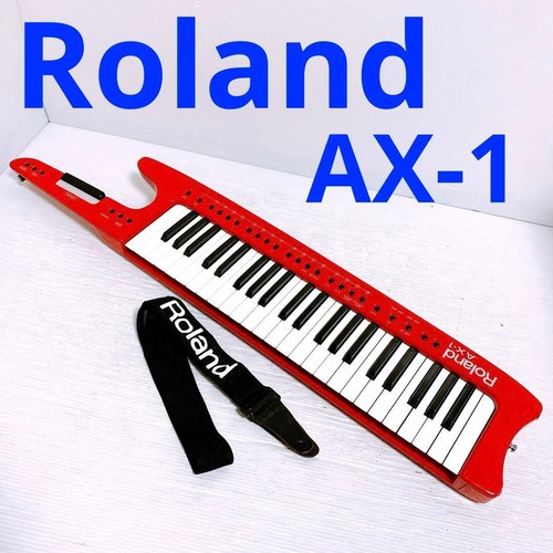 Roland red keyboard - roland, ax-1