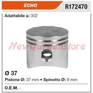 Pistone segmenti spinotto echo - segmenti,