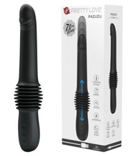 Sex Fucking Machine Vibratore a Spinta Dildo Nero Macchina dell' Amore Su e Giù