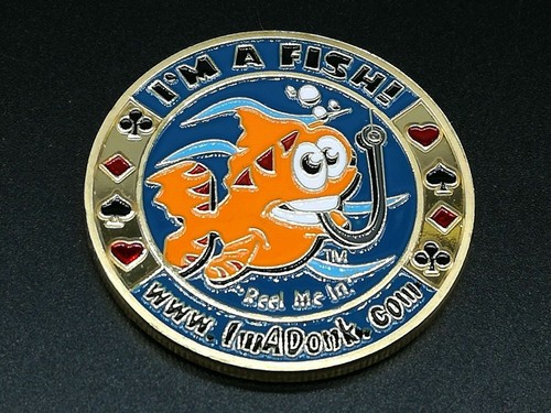 Fish poker card guard - i'm,