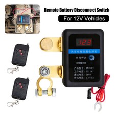 Interruttore sezionatore batteria remoto auto camion SUV 12V 260A kill switch con telecomando