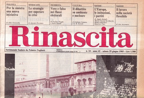 Rinascita 29 giugno - rinascita,