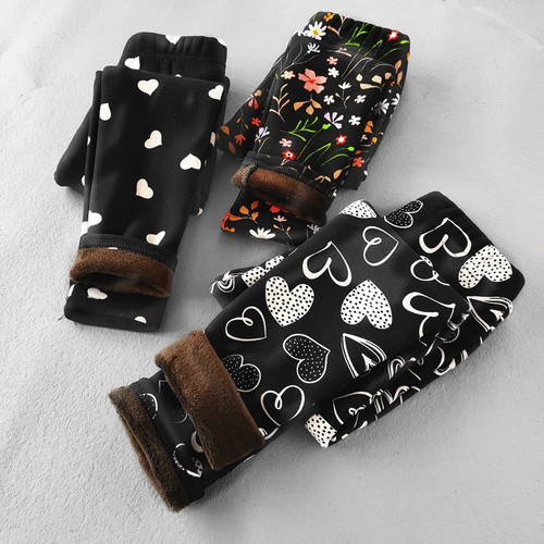 Leggings bambina pile - bambina, in