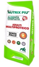 Nutrix Più Cani Adulti Multiproteico Senza Pollo 15 kg - Crocchette per Cani