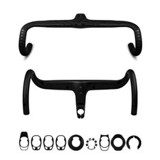 Nuovo manubrio completo fibra di carbonio 2024 integrato bici da strada 28,6 mm bicicletta