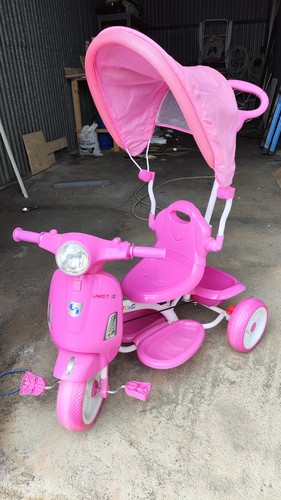 Triciclo bambina con - guida, e