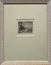 Acquatinta Incisione Casa Sul