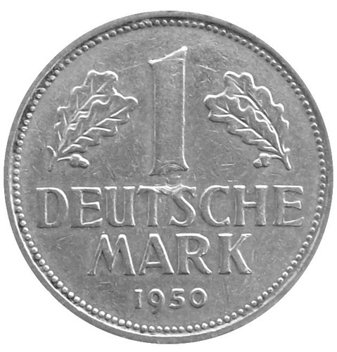 Pièce deutsche mark 1950 - 1,