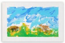 Mario Schifano, Opera Unica, Olio e applicazioni su tela, Tecnica Mista, 1994