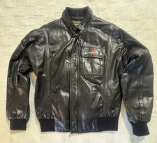 Giacca pelle nera automatica