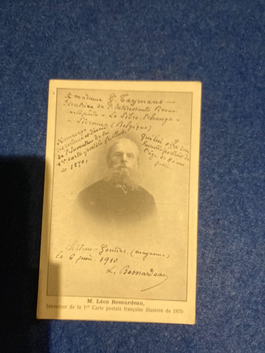 Philatelic postcard inventor - philatelic,