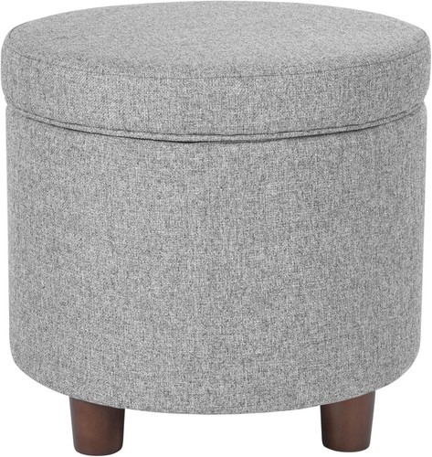 Pouf contenitore rotondo