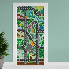 Pellicola per porta "strade"