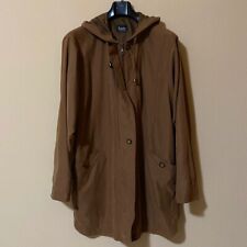 Woodpecker Giacca Cappotto Cappuccio Marrone Casual Sportivo Alternative Indie