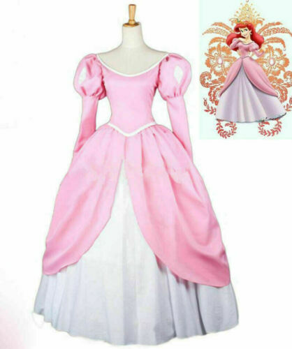 Costume cosplay sirena rosa