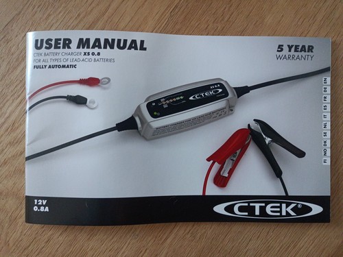 Ctek manuale - xs,