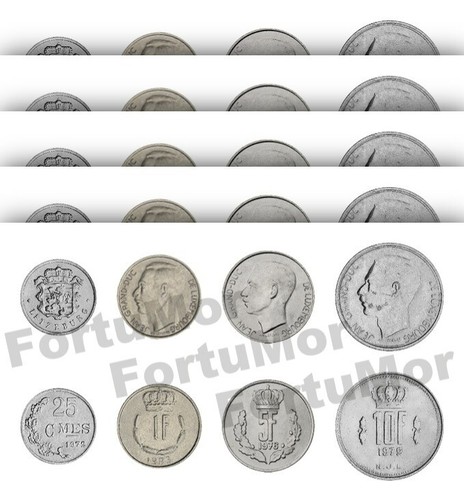 Lussemburgo unc set - lussemburgo,, 5
