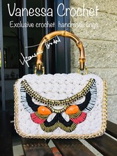 borsa uncinetto fatta a mano - handmade crochet bag