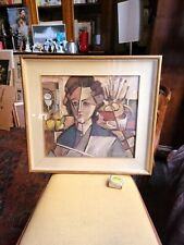 DIPINTO MODERNO/ASTRATTO/"900/ARTISTA RUSSO/OLIO SU TAVOLA.