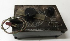 Oscillatore Modulato Vintage Della Scuola Radio Elettra Torino con valv EF80
