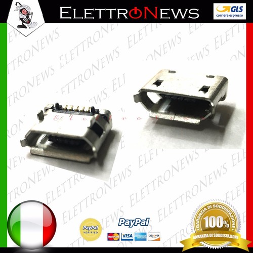 Connettore ricarica spinotto