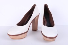 Pompa Marni colore crema punta