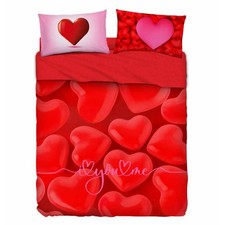 Bassetti lenzuola con effetto copriletto SHINY HEART