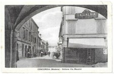 MODENA (015) - CONCORDIA Voltone Via Mazzini (negozio Salumeria) - Fp/Non Vg