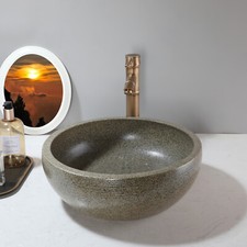 Lavello lavabo in ceramica con cascata rubinetto antico rubinetti vaso set scarico acqua