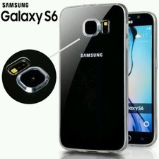 COVER CUSTODIA PER SAMSUNG GALAXY S6  / S6 EDGE TRASPARENTE  SOTTILE TPU SLIM
