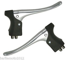 Coppia Leva / Leve Freno Bici Corsa - Condorino - Epoca Nero / Grigio SACCON